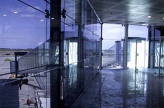 Interior del módulo M5 de la terminal norte del aeropuerto del Prat